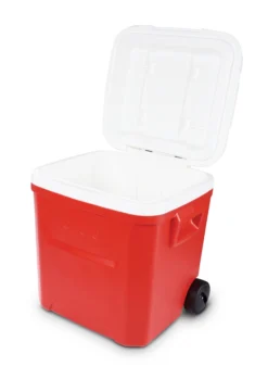 Koelbox Igloo Laguna 60 Roller Red -Buitenkampeer Winkel 00034495 O15