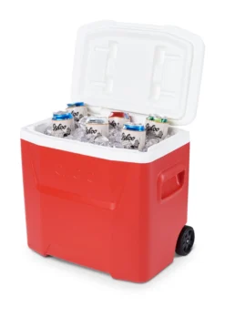 Koelbox Igloo Laguna 28 Roller Red -Buitenkampeer Winkel 00034519 P1