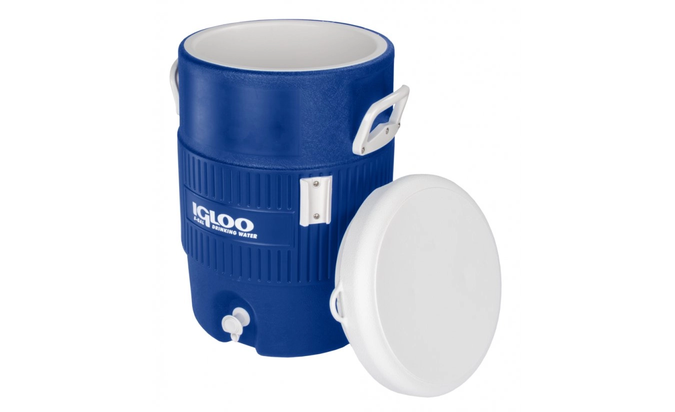 Koelbox Igloo 5 Gallon Seat Top Cup Dispenser Majestic Blauw Wit 9 Koelbox Igloo 5 Gallon Seat Top Cup Dispenser Majestic Blauw Wit - Afbeelding 7