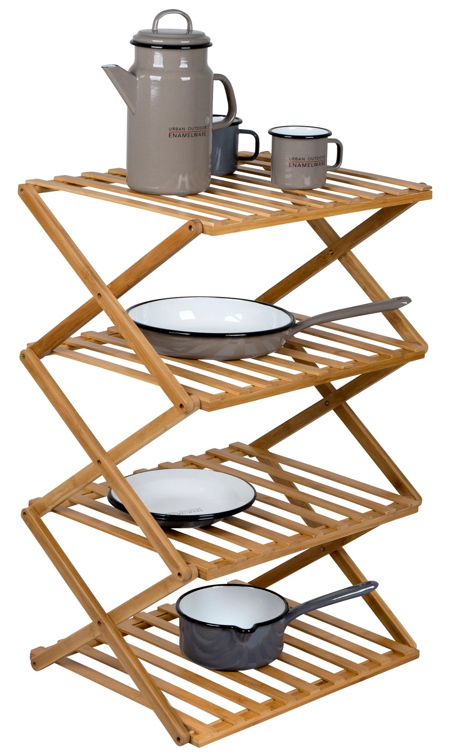 Legkast Bo-Camp Urban Outdoor Fitzroy Bamboe 3 Legkast Bo-Camp Urban Outdoor Fitzroy Bamboe