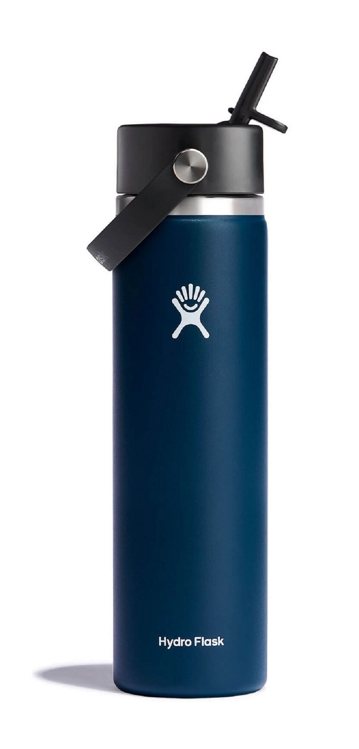 Thermosfles Hydro Flask Wide Mouth Flex Straw Cap Indigo 709 Ml 3 Thermosfles Hydro Flask Wide Mouth Flex Straw Cap Indigo 709 Ml