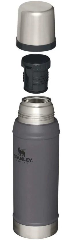 Thermosfles Stanley The Legendary Classic Bottle Charcoal 0,75L -Buitenkampeer Winkel 11507100003