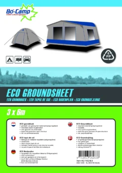 Grondzeil Bo-Camp Zwart Eco (3 X 6 M) -Buitenkampeer Winkel 2 4216263