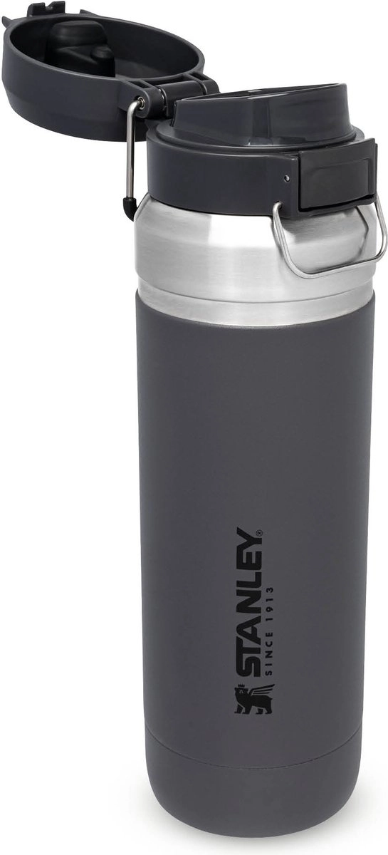 Thermosbeker Stanley The Quick Flip Charcoal 1,06L 4 Thermosbeker Stanley The Quick Flip Charcoal 1,06L - Afbeelding 2