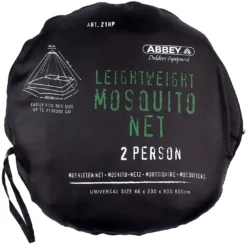 Klamboe Abbey Camp Lichtgewicht 2-Persoons Wit -Buitenkampeer Winkel 21HP verpakking