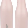 Thermosfles Abbey Dubbelwandig Victoria Licht Roze Zilver (0,45L)