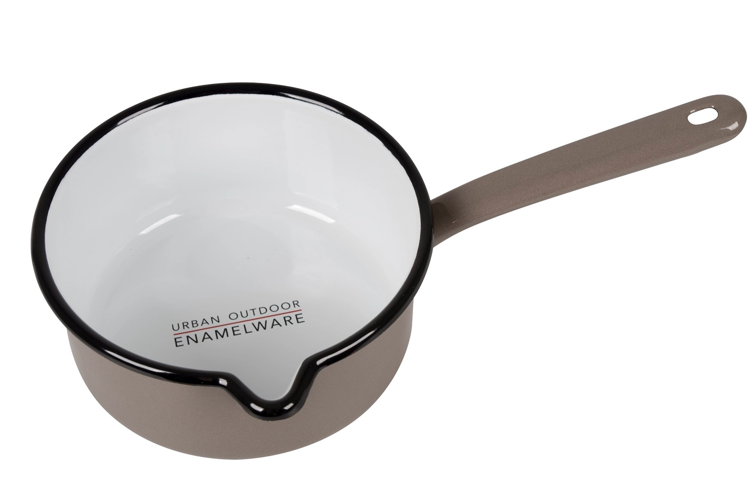 Steelpan Bo-Camp Urban Outdoor Emaille Taupe 16 Cm 4 Steelpan Bo-Camp Urban Outdoor Emaille Taupe 16 Cm - Afbeelding 2