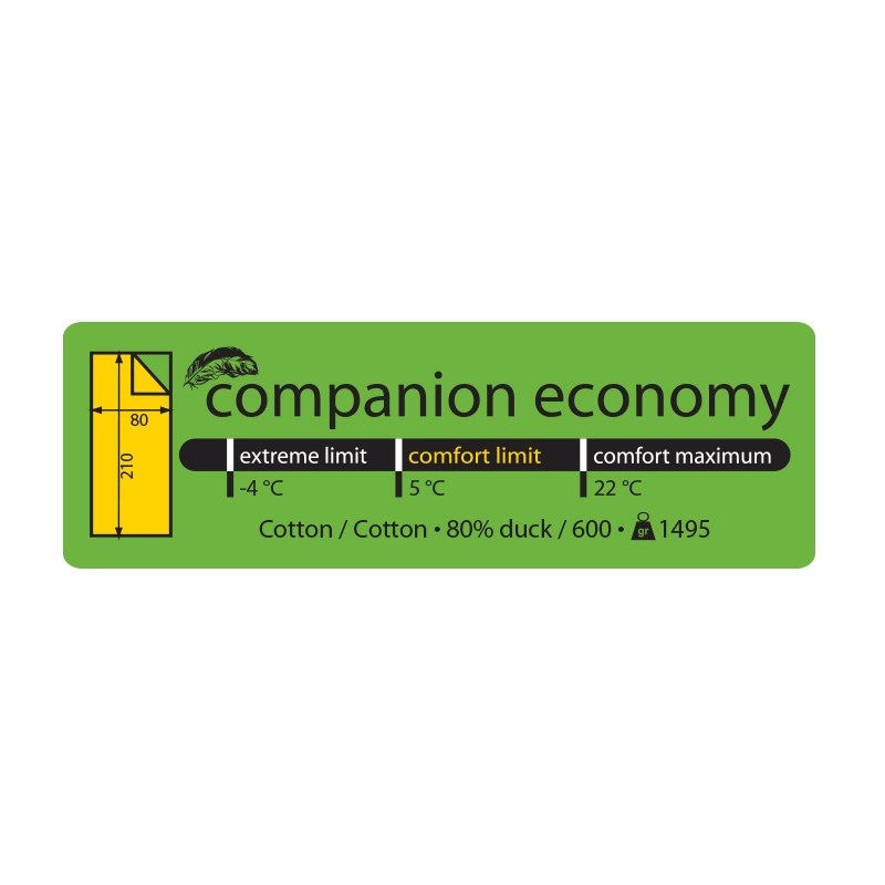 Slaapzak Lowland Companion Economy 5 Slaapzak Lowland Companion Economy - Afbeelding 3