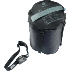 Slaapzak Deuter Orbit +5G SL Zip Left Shale Slate-Blue -Buitenkampeer Winkel 3 gfjfj