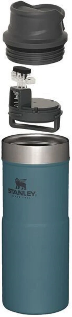 Thermosbeker Stanley The Trigger Action Travel Mug Lagoon 0,35L -Buitenkampeer Winkel 3 stanley trigger action travel mug 035l 12