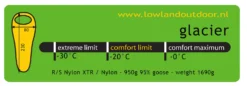 Slaapzak Lowland Glacier Lime (Links) 9 Slaapzak Lowland Glacier Lime (Links) -Buitenkampeer Winkel 4 glacier 4