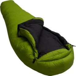 Slaapzak Lowland K2 Expedition Lime -Buitenkampeer Winkel 4 sizedk2 groen geopend