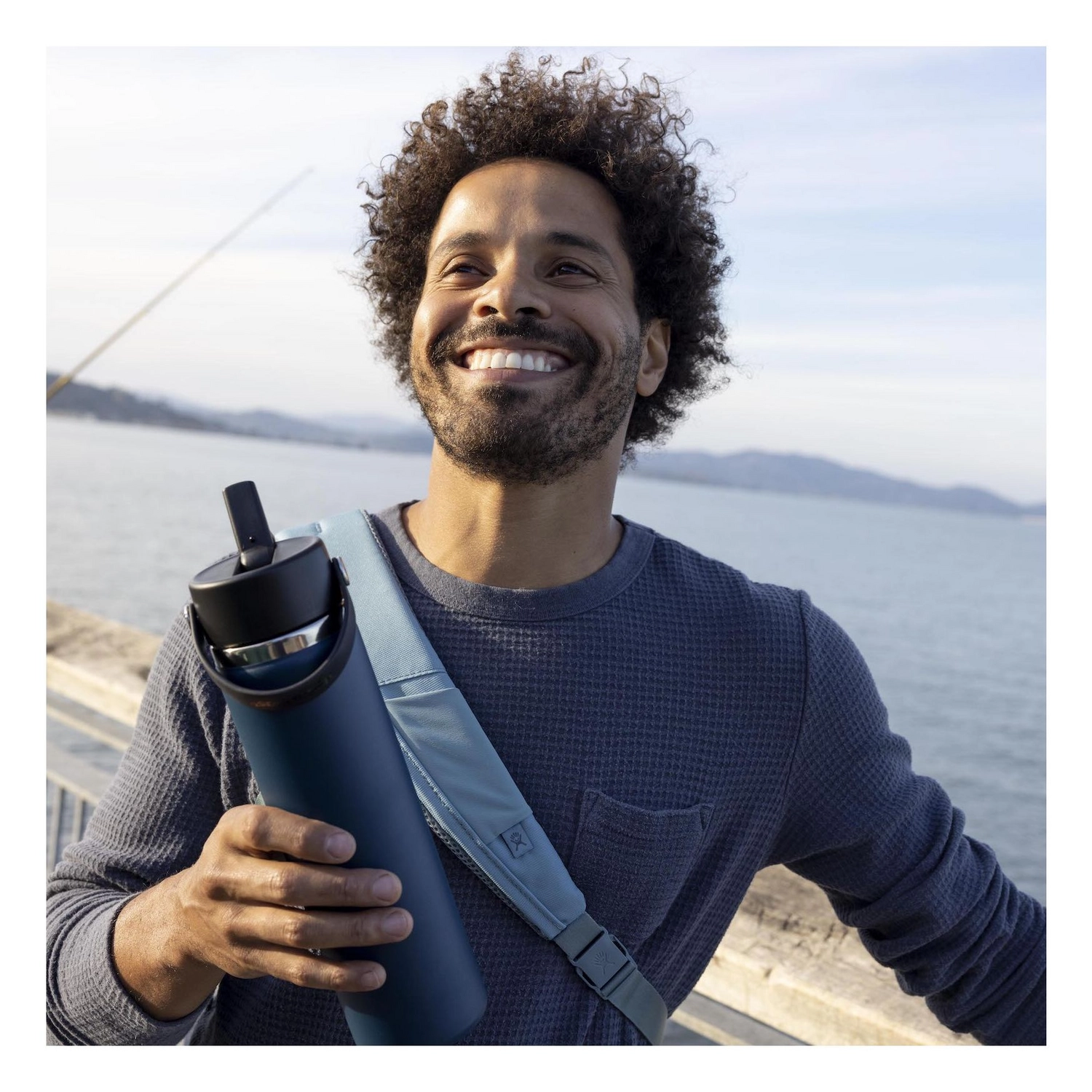 Thermosfles Hydro Flask Wide Mouth Flex Straw Cap Indigo 709 Ml 7 Thermosfles Hydro Flask Wide Mouth Flex Straw Cap Indigo 709 Ml - Afbeelding 5