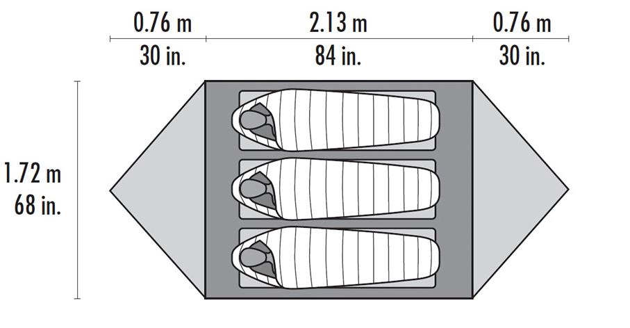 Tent MSR Mutha Hubba NX Grey 7 Tent MSR Mutha Hubba NX Grey - Afbeelding 5