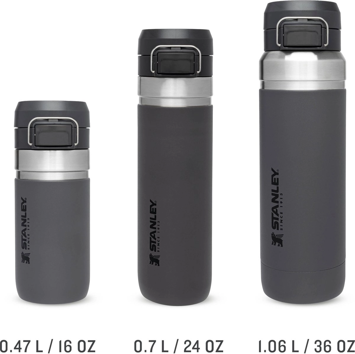 Thermosbeker Stanley The Quick Flip Charcoal 1,06L 8 Thermosbeker Stanley The Quick Flip Charcoal 1,06L - Afbeelding 6