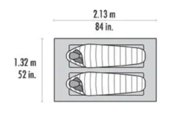 Tent MSR Thru-Hiker Mesh House 2 V2 Rood -Buitenkampeer Winkel 7 10823 msr mesh house 2 floor plan1