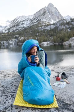 Slaapzak Thermarest Space Cowboy 45F/7C Long Celestial -Buitenkampeer Winkel 8 2022 thermarest sierranevada california patitucci 0190 2