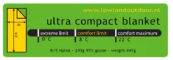 Slaapzak Lowland Ultra Compact -Buitenkampeer Winkel 8718627786000 3