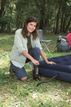 Luchtbed Pavillo Flocked Blue Queen 19 Luchtbed Pavillo Flocked Blue Queen -Buitenkampeer Winkel Bestway 67003 INT 2