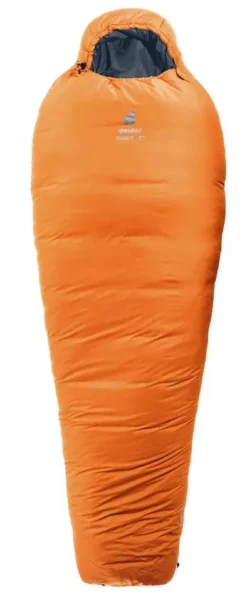 Slaapzak Deuter Orbit -5G Reg Zip Left Mandarine Ink
