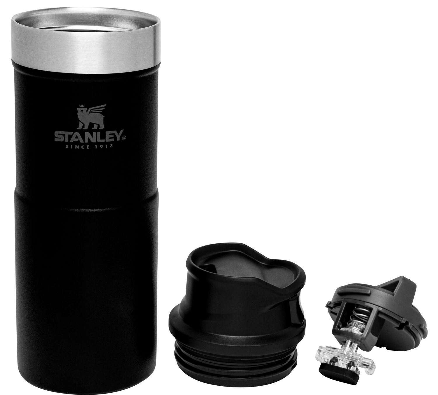 Thermosbeker Stanley Classic Trigger Action Mug 2.0 Matte Black 0,47L 5 Thermosbeker Stanley Classic Trigger Action Mug 2.0 Matte Black 0,47L - Afbeelding 3
