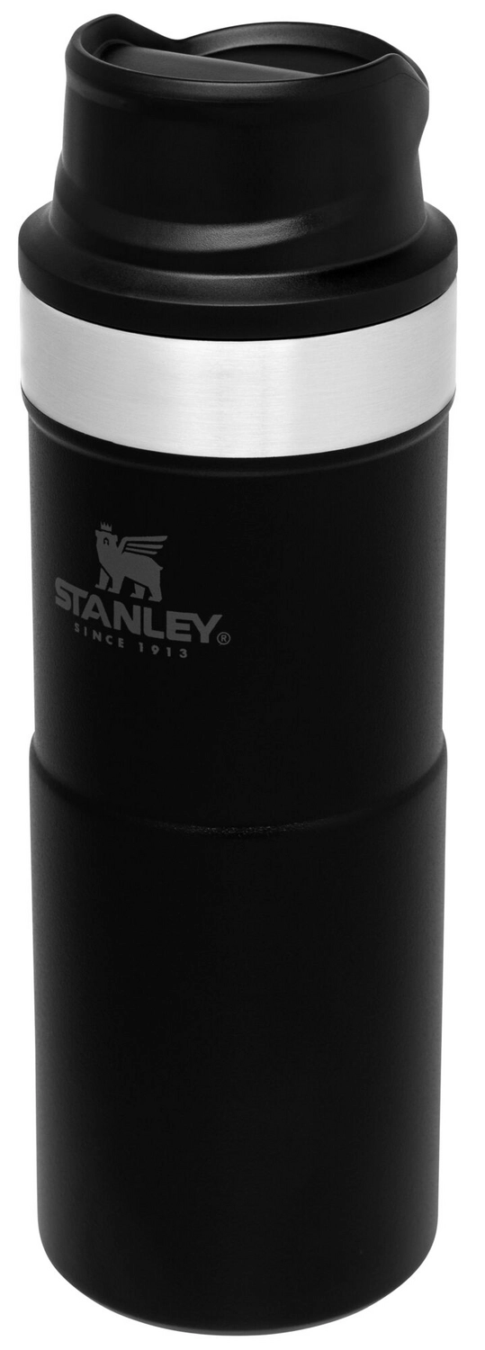 Thermosbeker Stanley Classic Trigger Action Mug 2.0 Matte Black 0,47L 4 Thermosbeker Stanley Classic Trigger Action Mug 2.0 Matte Black 0,47L - Afbeelding 2