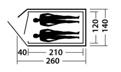 Tent Easy Camp Meteor 200 Groen -Buitenkampeer Winkel Meteor20x2