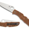 Vouwmes Spyderco Endura 4 Brown -Buitenkampeer Winkel SP C10FPBN Large
