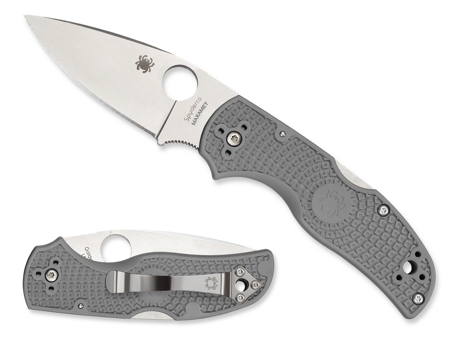 Vouwmes Spyderco Native 5 Grey 3 Vouwmes Spyderco Native 5 Grey