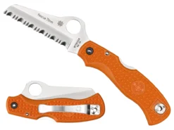 Vouwmes Spyderco Rescue Serrated Orange