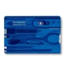 SwissCard 10 Functies Transparant Blauw Victorinox 1 SwissCard 10 Functies Transparant Blauw Victorinox -Buitenkampeer Winkel blauw 10 1
