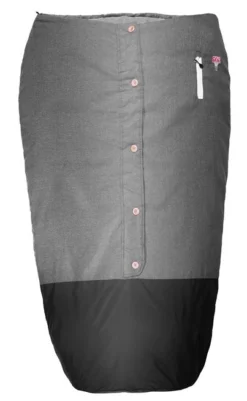 Slaapzak Grüezi Feater The Feet Heater Deluxe Grey Black