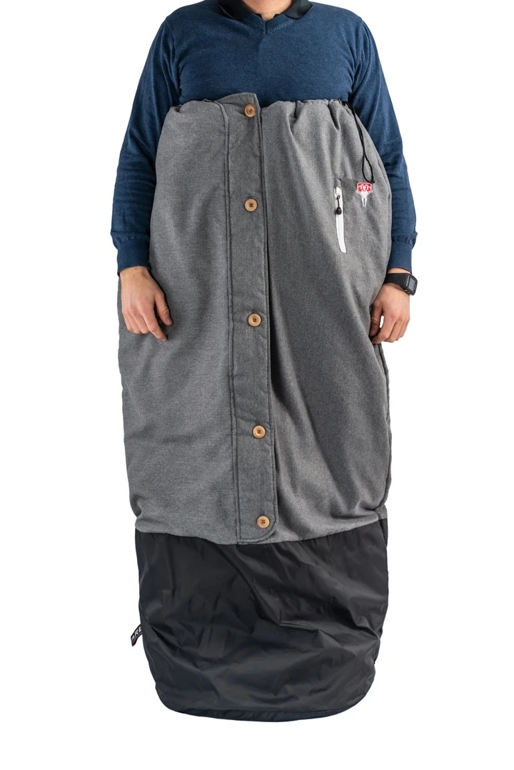 Slaapzak Grüezi Feater The Feet Heater Deluxe Grey Black 7 Slaapzak Grüezi Feater The Feet Heater Deluxe Grey Black - Afbeelding 5