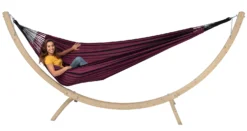 Hangmat Tropilex Family Black Edition Rose -Buitenkampeer Winkel hammock black edition rose 55