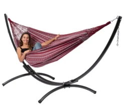 Hangmat Tropilex Double Comfort Bordeaux -Buitenkampeer Winkel hammock comfort bordeaux 50