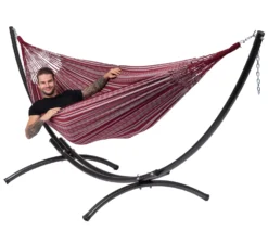 Hangmat Tropilex Double Comfort Bordeaux -Buitenkampeer Winkel hammock comfort bordeaux 54