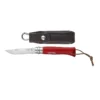 Vouwmes Inox No. 8 Origins Tradition Rood Opinel Hoesje -Buitenkampeer Winkel vouwmes opinel no. 8 inox rood hoesje 1
