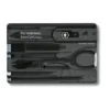 SwissCard 10 Functies Transparant Zwart Victorinox -Buitenkampeer Winkel zwart 1